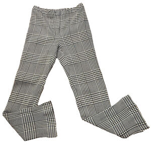 Escada Wool Blend Glen Plaid Pants Size:38(US Size:S) Women Strech